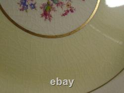 Vintage Johnson Bros. England Pareek Green Gold Dinner Plate Jb438 Lot Of 9