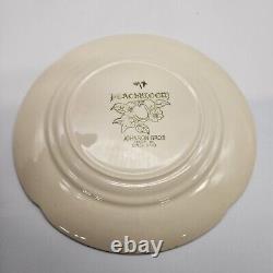 Vintage Johnson Bros England Peach Bloom Bread Dessert Plate 6.25