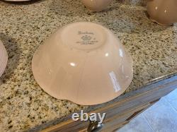 Vintage Johnson Bros. England Rosedawn Pink Art Deco Sugar Dish Bowl with Lid +