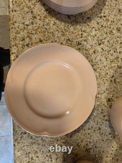 Vintage Johnson Bros. England Rosedawn Pink Art Deco Sugar Dish Bowl with Lid +