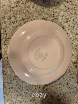 Vintage Johnson Bros. England Rosedawn Pink Art Deco Sugar Dish Bowl with Lid +