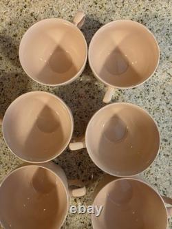 Vintage Johnson Bros. England Rosedawn Pink Art Deco Sugar Dish Bowl with Lid +