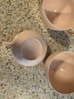 Vintage Johnson Bros. England Rosedawn Pink Art Deco Sugar Dish Bowl with Lid +