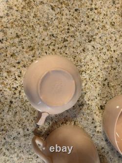 Vintage Johnson Bros. England Rosedawn Pink Art Deco Sugar Dish Bowl with Lid +