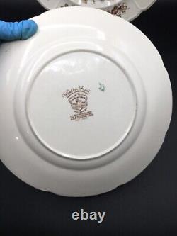 Vintage Johnson Bros England Set of 5 Windsor Ware Harvest Fruit Dinner Plates