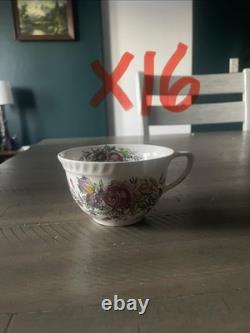 Vintage Johnson Bros. England Windsor Ware Garden Bouquet China Set