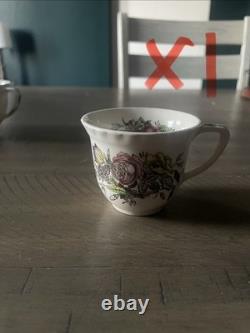 Vintage Johnson Bros. England Windsor Ware Garden Bouquet China Set