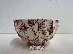 Vintage Johnson Bros. English Porcelain Rose Chintz Set of 16 Cups and Saucers