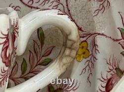 Vintage Johnson Bros. English Porcelain Rose Chintz Set of 16 Cups and Saucers