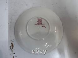 Vintage Johnson Bros. English Porcelain Rose Chintz Set of 16 Cups and Saucers