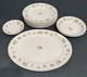 Vintage Johnson Bros. English Rose 12 Piece Lot Scalloped Gold Trim Pink