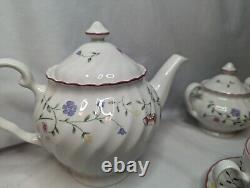 Vintage Johnson Bros Floral Tea Set