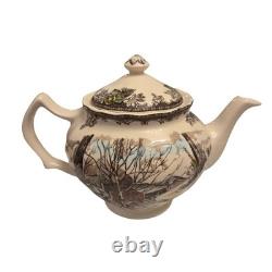 Vintage Johnson Bros Friendly Village 13 Piece Tea Set Service For 4