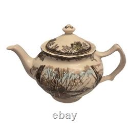 Vintage Johnson Bros Friendly Village 13 Piece Tea Set Service For 4