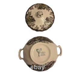 Vintage Johnson Bros Friendly Village 13 Piece Tea Set Service For 4