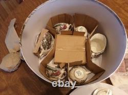 Vintage Johnson Bros Friendly Village 13 Piece Tea Set Service For 4 WithBox