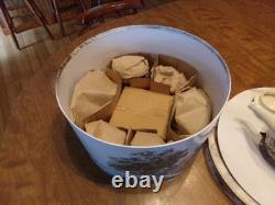 Vintage Johnson Bros Friendly Village 13 Piece Tea Set Service For 4 WithBox