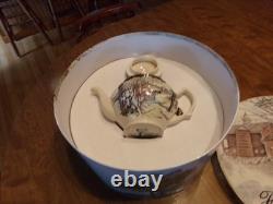 Vintage Johnson Bros Friendly Village 13 Piece Tea Set Service For 4 WithBox