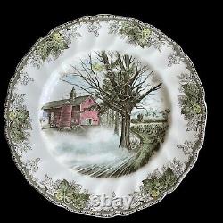 Vintage Johnson Bros Friendly Village 5 Different Dinner Plates Made In England