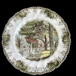 Vintage Johnson Bros Friendly Village 5 Different Dinner Plates Made In England