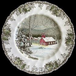 Vintage Johnson Bros Friendly Village 5 Different Dinner Plates Made In England