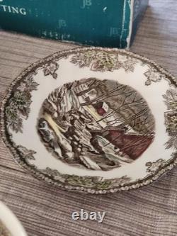 Vintage Johnson Bros Friendly Village China 5 Piece Place Setting NEW