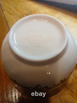 Vintage Johnson Bros GRAND CANYON Snack Tray With Cups. Set Of 5