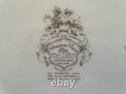 Vintage Johnson Bros Hand Etched Windsor Ware Large Platter 20