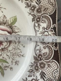 Vintage Johnson Bros Hand Etched Windsor Ware Large Platter 20