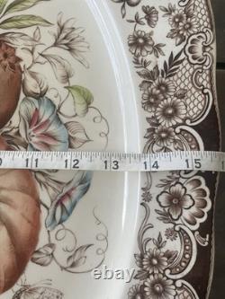 Vintage Johnson Bros Hand Etched Windsor Ware Large Platter 20