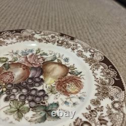 Vintage Johnson Bros Harvest Fruit 8 Salad Plate Windsor Ware Rare England L2
