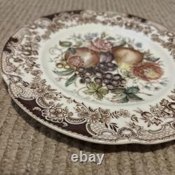 Vintage Johnson Bros Harvest Fruit 8 Salad Plate Windsor Ware Rare England L2