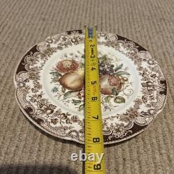 Vintage Johnson Bros Harvest Fruit 8 Salad Plate Windsor Ware Rare England L2