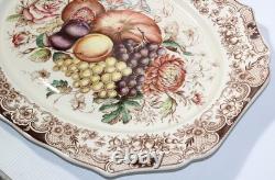Vintage Johnson Bros Harvest Fruit Windsor Ware Large Platter 20 England