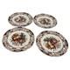 Vintage Johnson Bros Harvest Salad Plates 8 England Lot Of 4