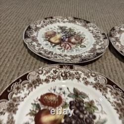 Vintage Johnson Bros Harvest Salad Plates 8 England Lot Of 4