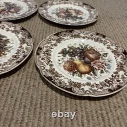 Vintage Johnson Bros Harvest Salad Plates 8 England Lot Of 4