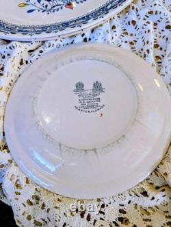 Vintage Johnson Bros Hearts & Flowers Dinnerware, 54 Pieces, Ironstone Dishes