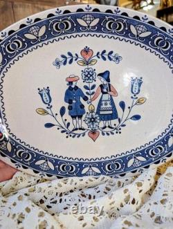 Vintage Johnson Bros Hearts & Flowers Dinnerware, 54 Pieces, Ironstone Dishes
