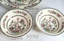 Vintage Johnson Bros Indian Tree Floral Serving Pieces Bowls Plates