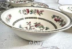 Vintage Johnson Bros Indian Tree Floral Serving Pieces Bowls Plates