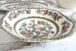 Vintage Johnson Bros Indian Tree Floral Serving Pieces Bowls Plates