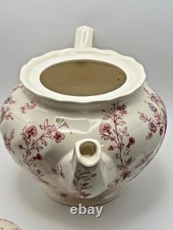 Vintage Johnson Bros Rose Chintz Teapot & Lid Made in England mark