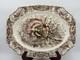 Vintage Johnson Bros Wild Turkeys Native American Turkey Platter