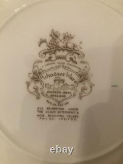 Vintage Johnson Bros Windsor Ware 10.5 Harvest Dinner Plate Excellent Condition