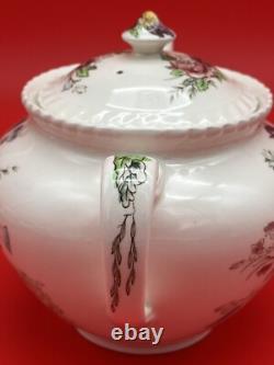 Vintage Johnson Bros Windsor Ware Garden Bouquet Tea SET WithCream & Sugar England Vintage Johnson Bros Windsor Ware Garden Bouquet Tea SET WithCream & Sugar England