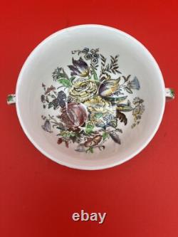 Vintage Johnson Bros Windsor Ware Garden Bouquet Tea SET WithCream & Sugar England Vintage Johnson Bros Windsor Ware Garden Bouquet Tea SET WithCream & Sugar England