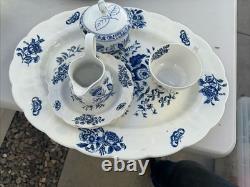 Vintage Johnson Brother England Ironstone Blue onion Set of 56 Pieces England