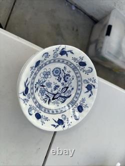 Vintage Johnson Brother England Ironstone Blue onion Set of 56 Pieces England