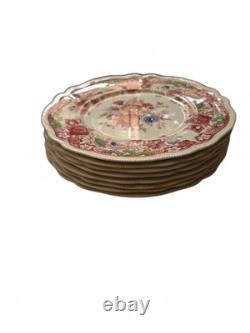 Vintage Johnson Brothers Dorchester 9 Salad/Luncheon Plates Set of 8 English